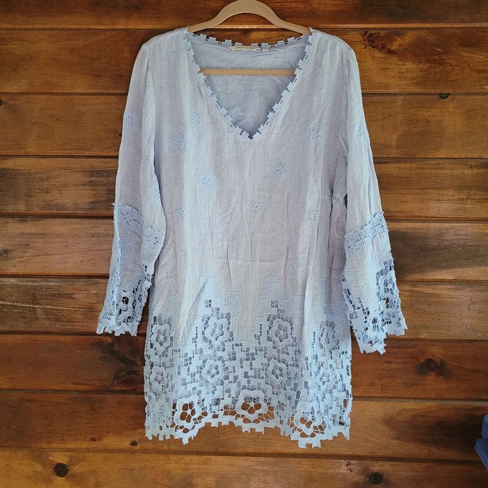 Soft Surroundings Eyelet Tunic